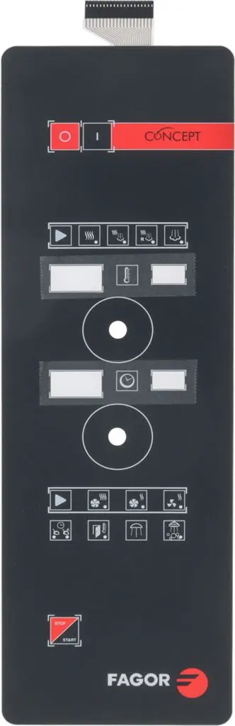 SCREEN PRINTING BUTTON-PANEL 540X173 MM, 12129318